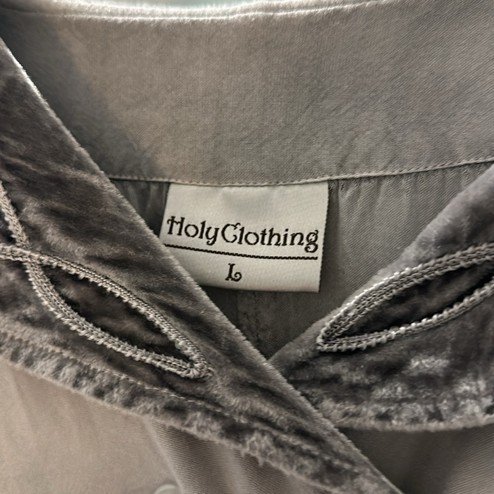 SILVER Holy Clothing Kelly Coat lightweight sz L